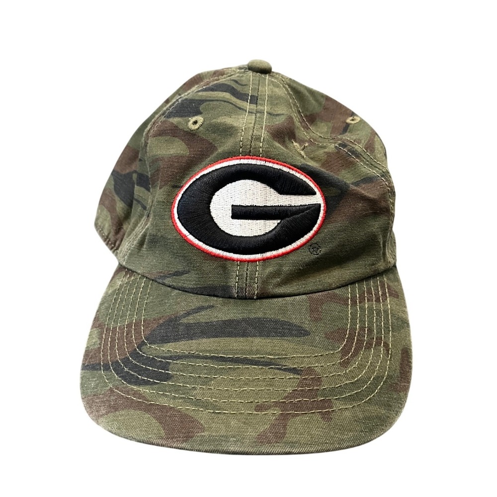 47 Brand Hat Mens OSFA Green Camo Georgia Bulldogs NCAA Adjustable Cap